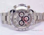 Rolex Daytona Silver w/black Subdial Replica Watch